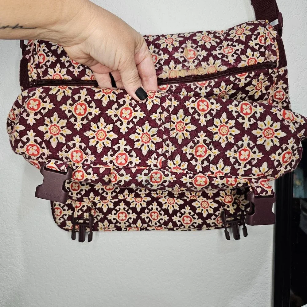 Vera Bradley Book/Computer bag, small tear and ink stain on bottom, not noticea
